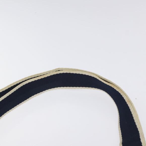 DIOR Trotter Canvas Shoulder Bag Navy Gold - Picture 8 of 16